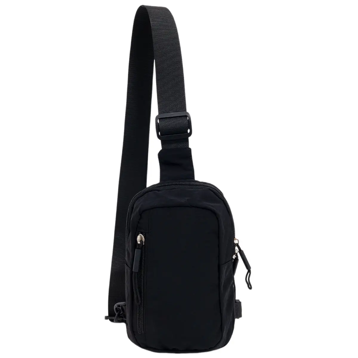 Black Lightweight Crossbody Sports Bag for Street Fashion - Image 9