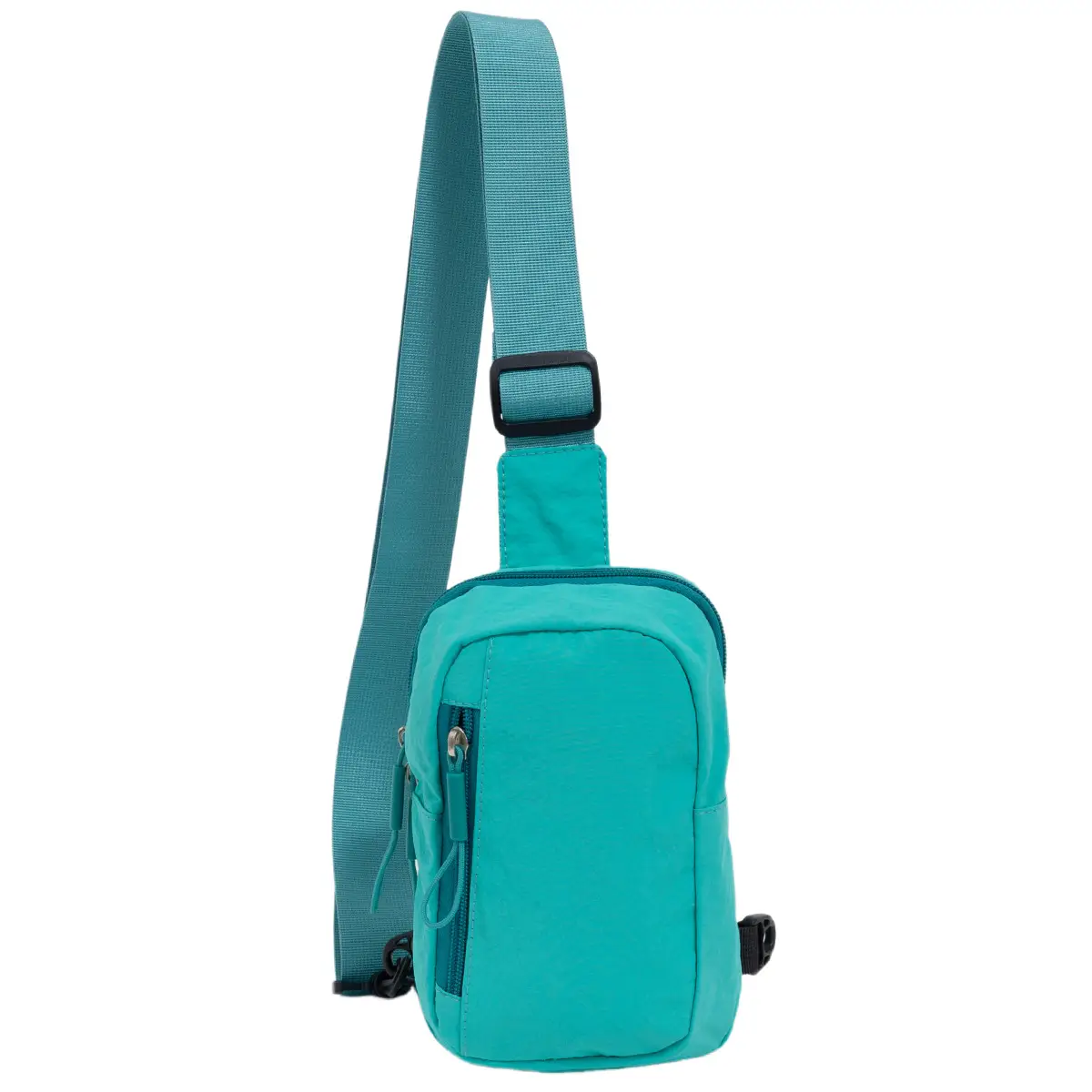 Black Lightweight Crossbody Sports Bag for Street Fashion - Image 3