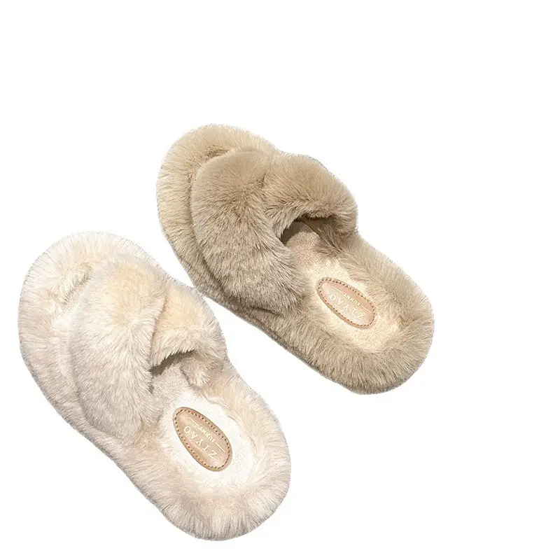 Women's Cotton Slippers for Home, Autumn and Winter, Thick-Soled, Height-Increasing, Winter Plush Slippers, Home and Outdoor Wear, Women's Cotton Shoes Wholesale - Image 7