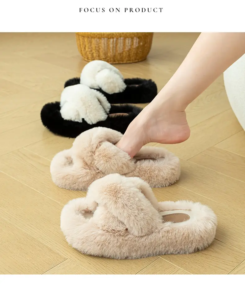 Women's Cotton Slippers for Home, Autumn and Winter, Thick-Soled, Height-Increasing, Winter Plush Slippers, Home and Outdoor Wear, Women's Cotton Shoes Wholesale — feature 14