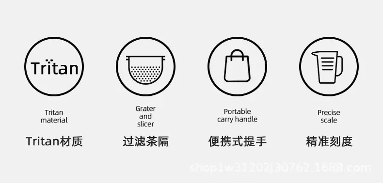 Xile Large-Capacity Water Cup Kidsren's Plastic Cup Portable Boy's School Special Female Student Tritan Water Kettle — feature 2