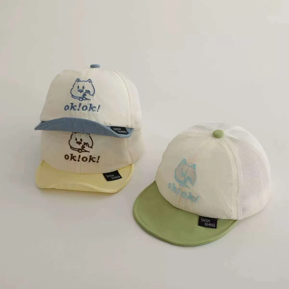 German Children's Mesh Cap with Cat Design - Image 5