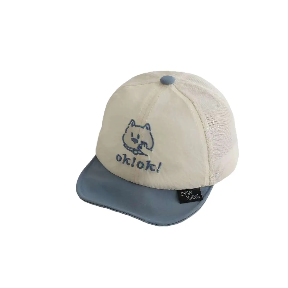 German Children's Mesh Cap with Cat Design - Image 8