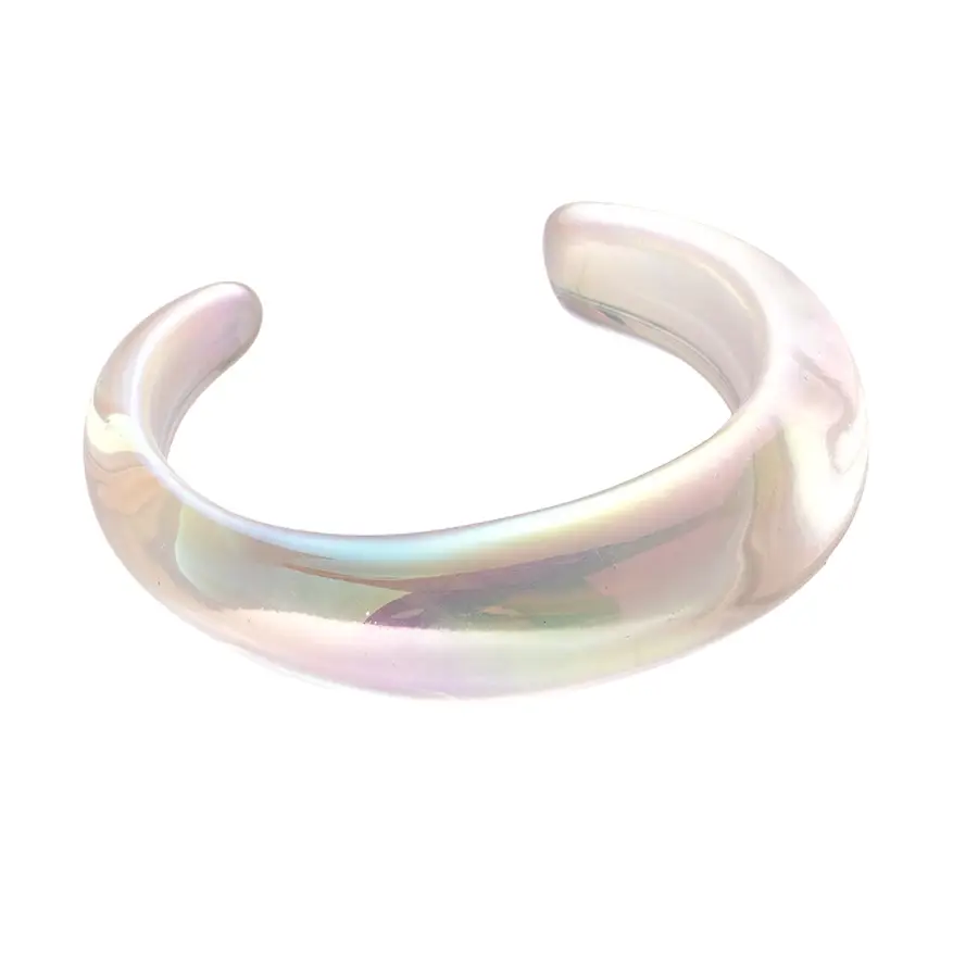 European and American Exaggerated Colorful Acrylic Geometric Irregular Bracelets Cross-Border Simple Personality Unique High-End Hand Jewelry for Women