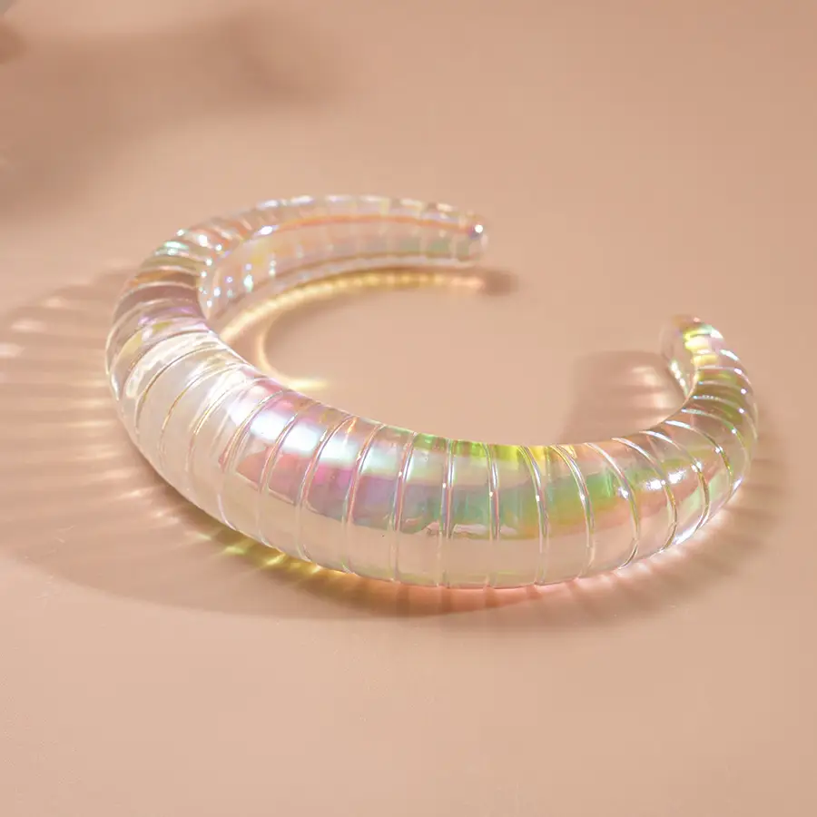 European and American Exaggerated Colorful Acrylic Geometric Irregular Bracelets Cross-Border Simple Personality Unique High-End Hand Jewelry for Women — feature 20