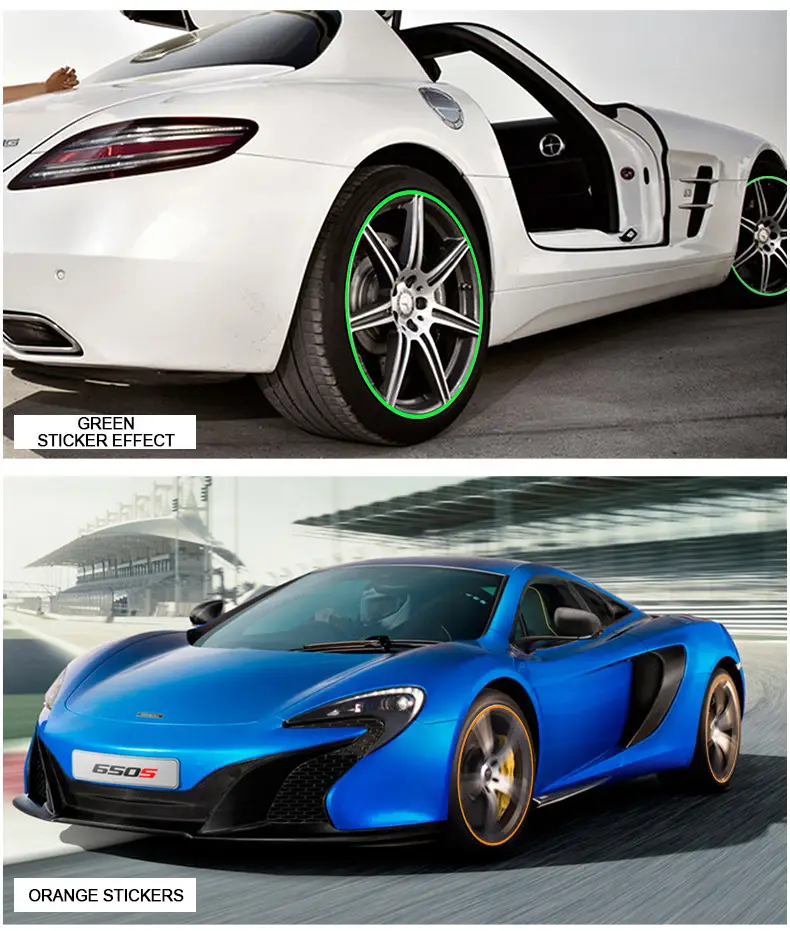 Car Wheel Decorative Strips Anti-Scratch & Collision Protection — feature 7