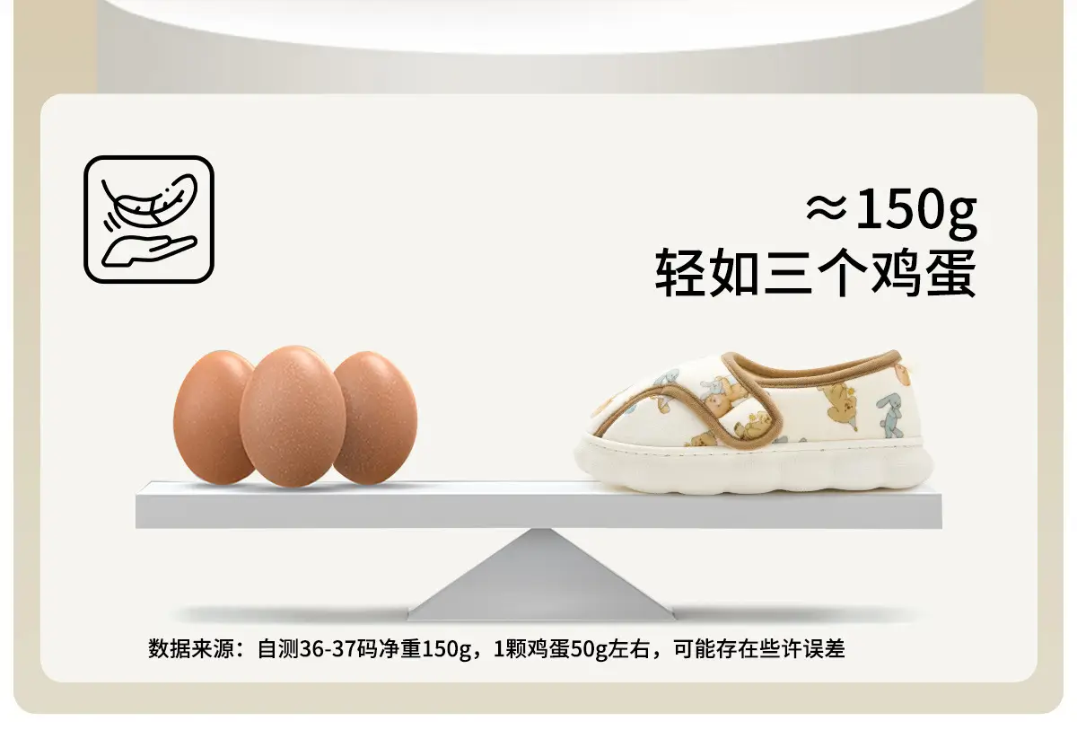 Women Cotton Closed-Toe Slippers with Thick White Soles — feature 19