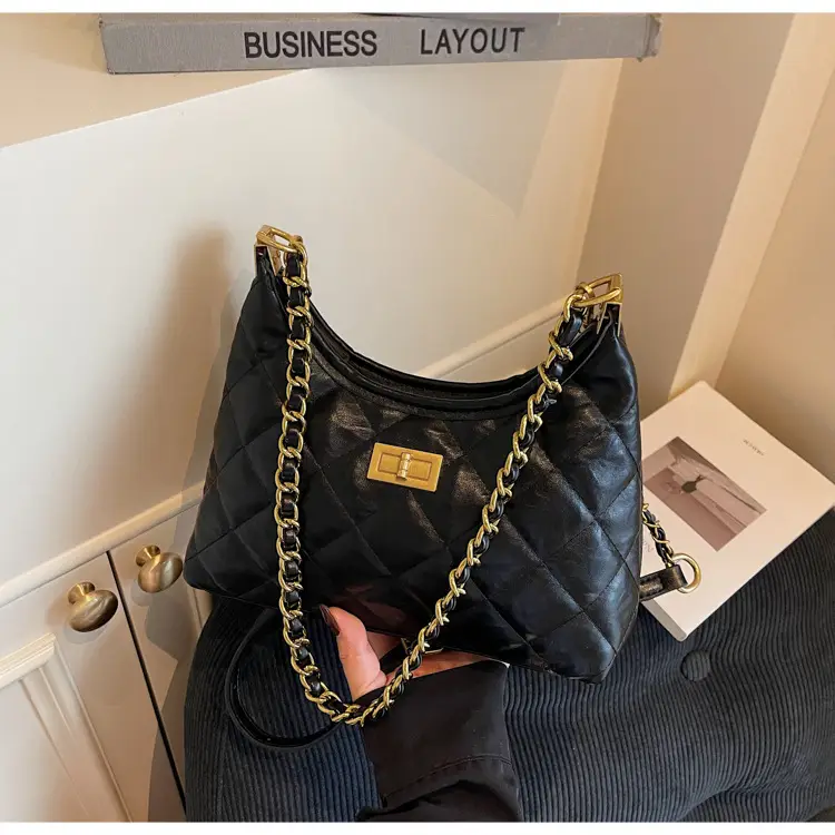 Silver Quilted Chain Tote Bag for Women 2026 — feature 15