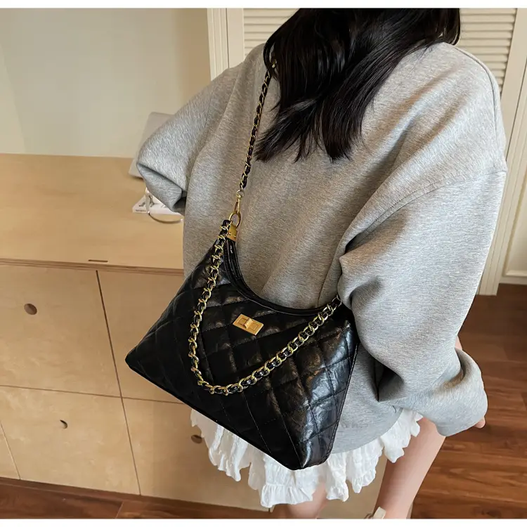 Silver Quilted Chain Tote Bag for Women 2026 — feature 28