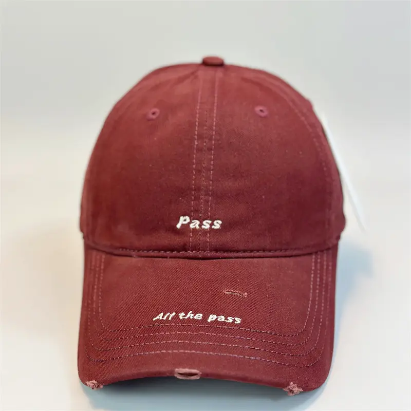 Navy Pass Embroidered Baseball Cap — feature 13