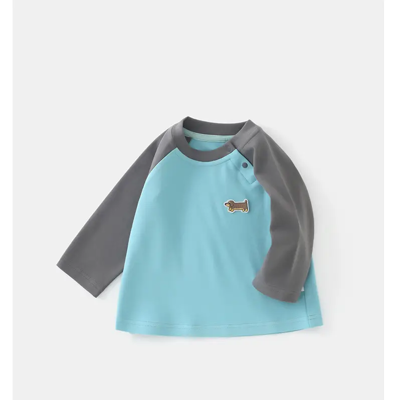 Duuduu Boys Long Sleeve T-Shirt Blue Grey 2025 — feature 27