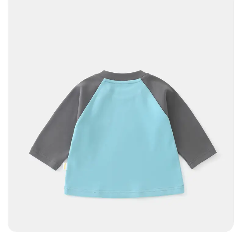 Duuduu Boys Long Sleeve T-Shirt Blue Grey 2025 — feature 28