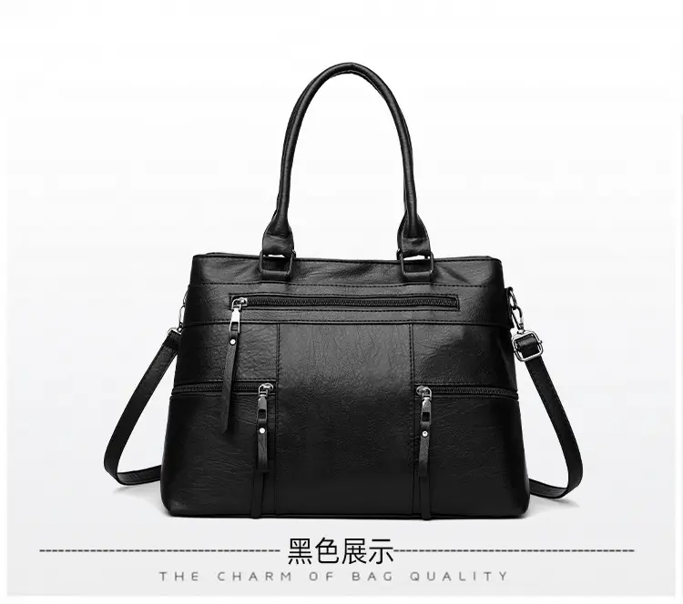Women Crossbody Bag Brown Leather 2025 New European American Retro Style — feature 24