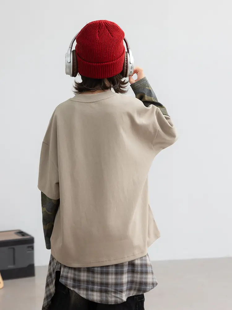 Boys Fake Two-Piece Long Sleeve T-Shirt Autumn 2026 - Image 4