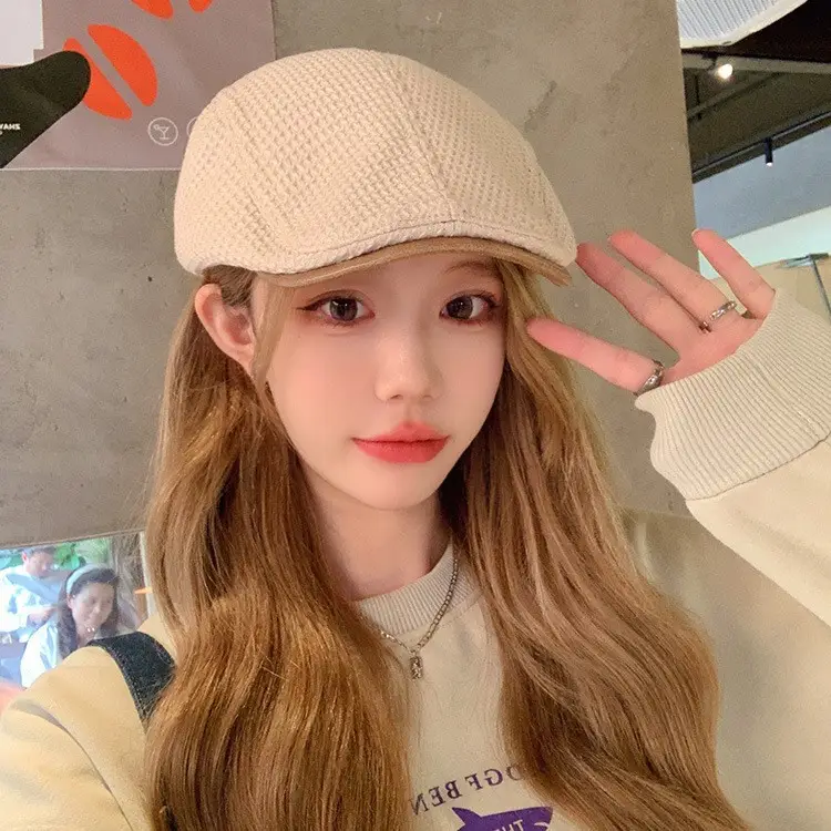 Vintage Forward Cap Women's Fashion Beret Autumn Winter Korean Version - Image 4