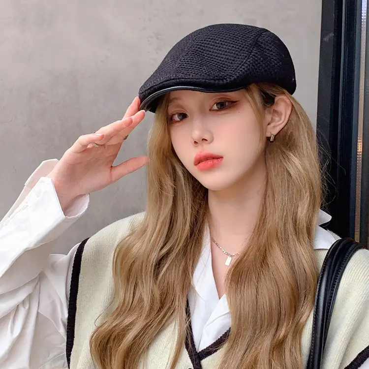 Vintage Forward Cap Women's Fashion Beret Autumn Winter Korean Version - Image 5