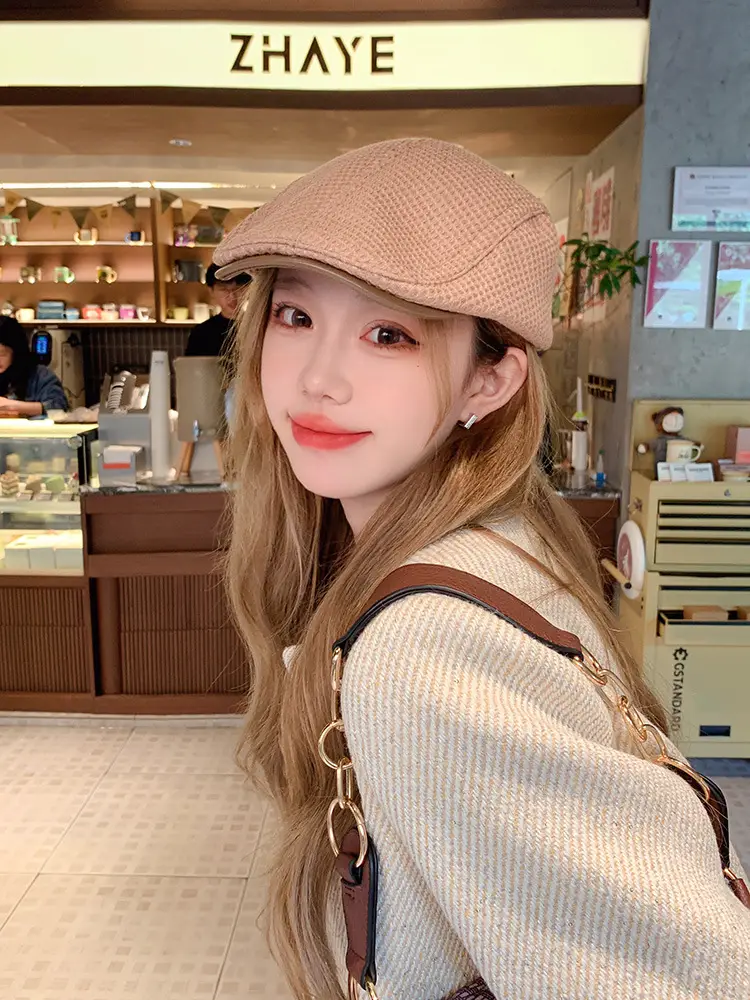 Vintage Forward Cap Women's Fashion Beret Autumn Winter Korean Version — feature 17