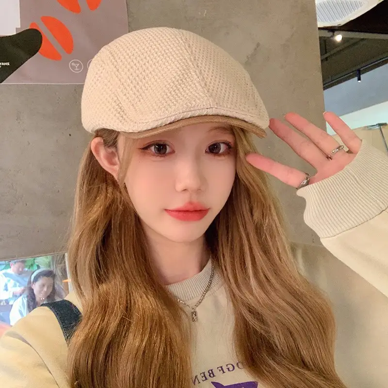 Vintage Forward Cap Women's Fashion Beret Autumn Winter Korean Version - Image 2