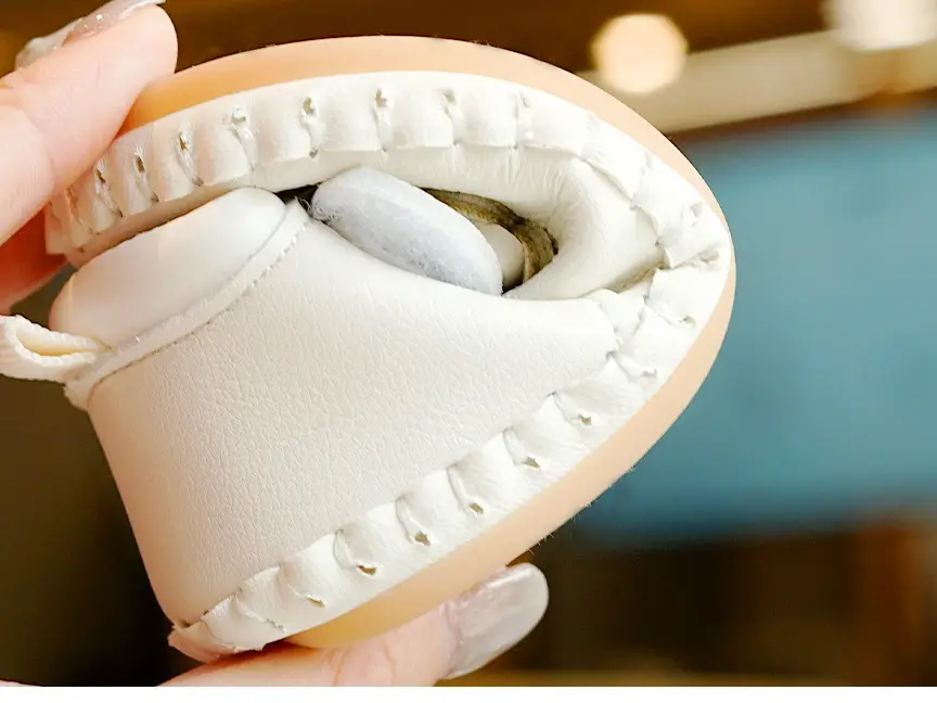 Pink Bow Baby Shoes for 0-1 Years Soft Sole Non-Slip — feature 2