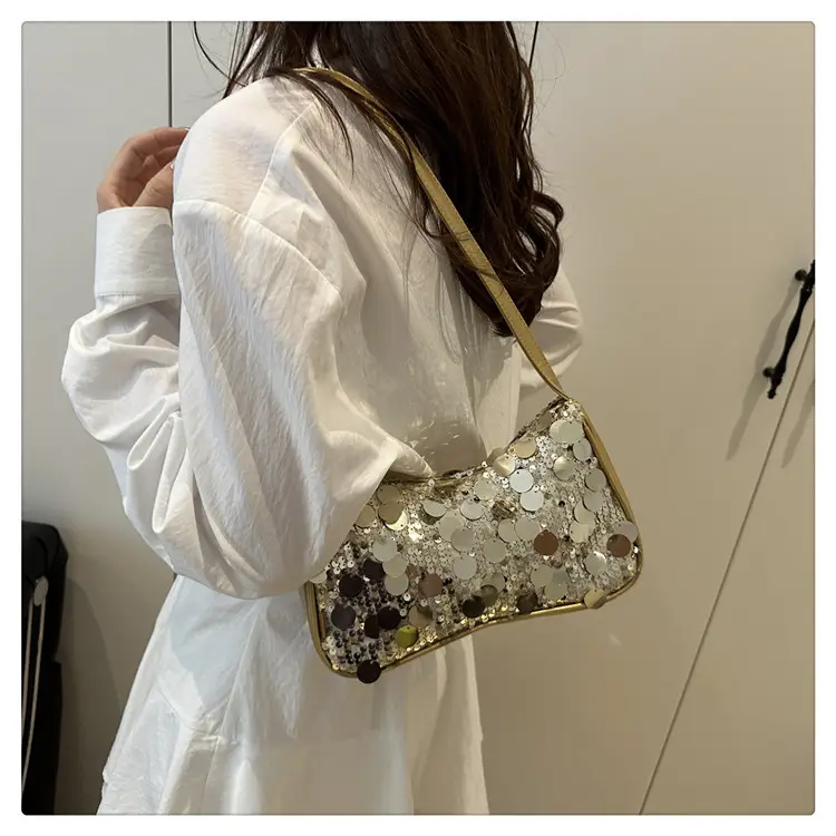 Transparent Sequin Chain Shoulder Bag for Women — feature 21