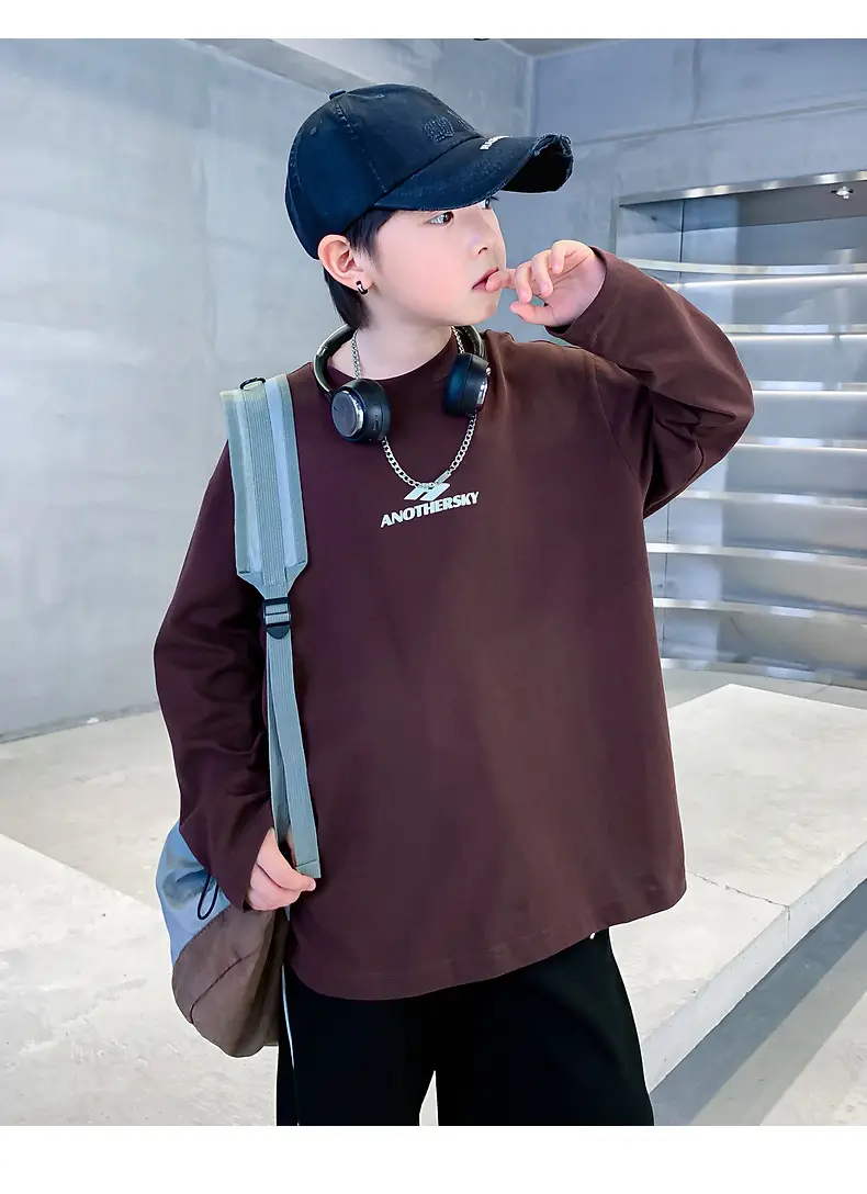 Children's Black Long Sleeve T-Shirt Kidsren 2026 — feature 15