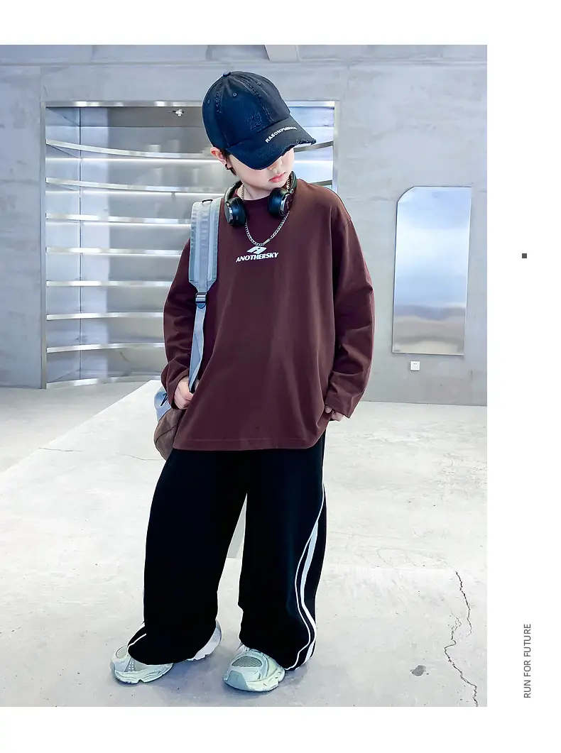 Children's Black Long Sleeve T-Shirt Kidsren 2026 — feature 16