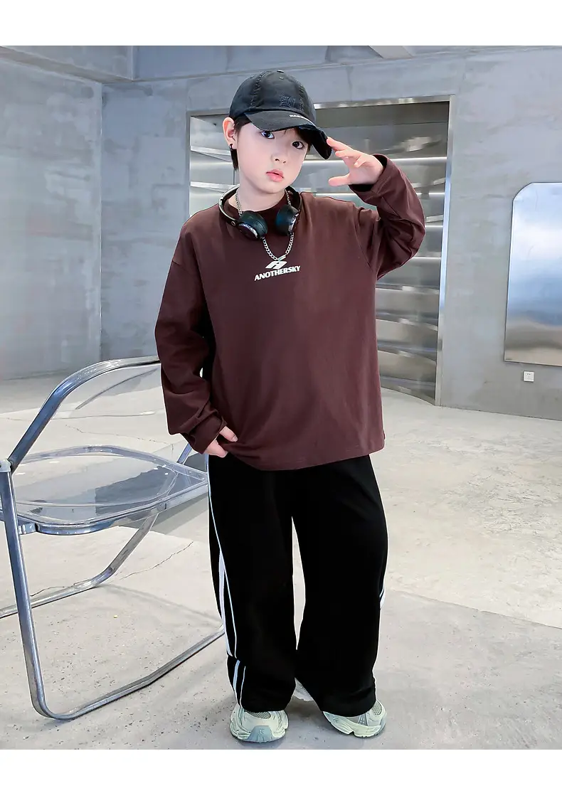 Children's Black Long Sleeve T-Shirt Kidsren 2026 — feature 17