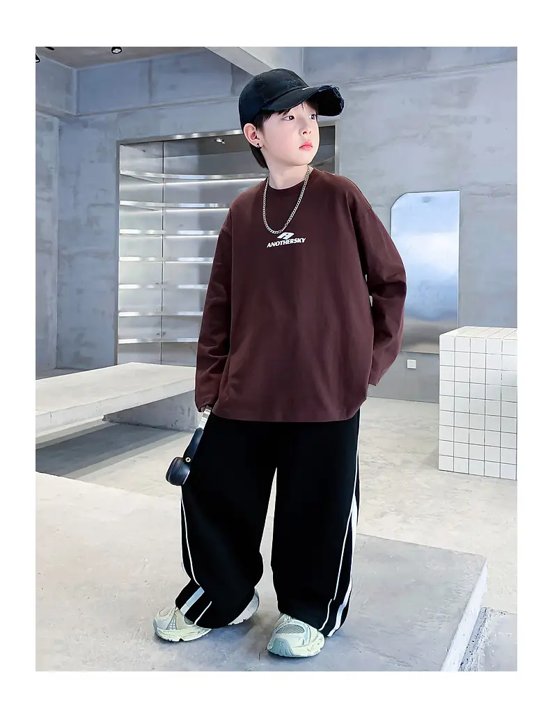 Children's Black Long Sleeve T-Shirt Kidsren 2026 — feature 18