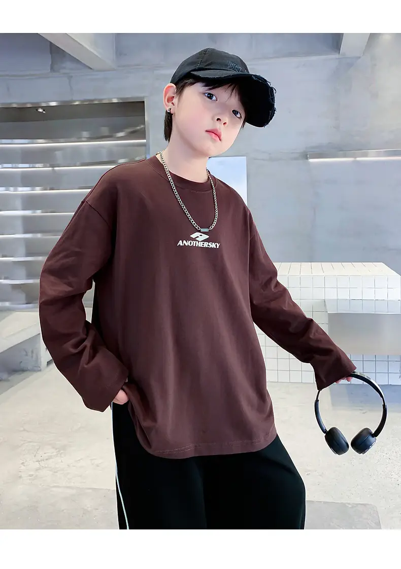 Children's Black Long Sleeve T-Shirt Kidsren 2026 — feature 20