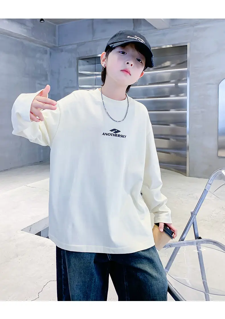 Children's Black Long Sleeve T-Shirt Kidsren 2026 — feature 22