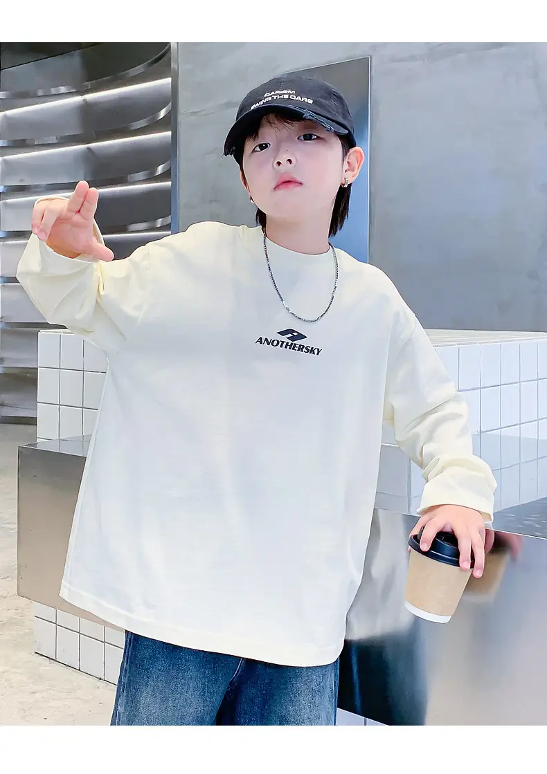 Children's Black Long Sleeve T-Shirt Kidsren 2026 — feature 24
