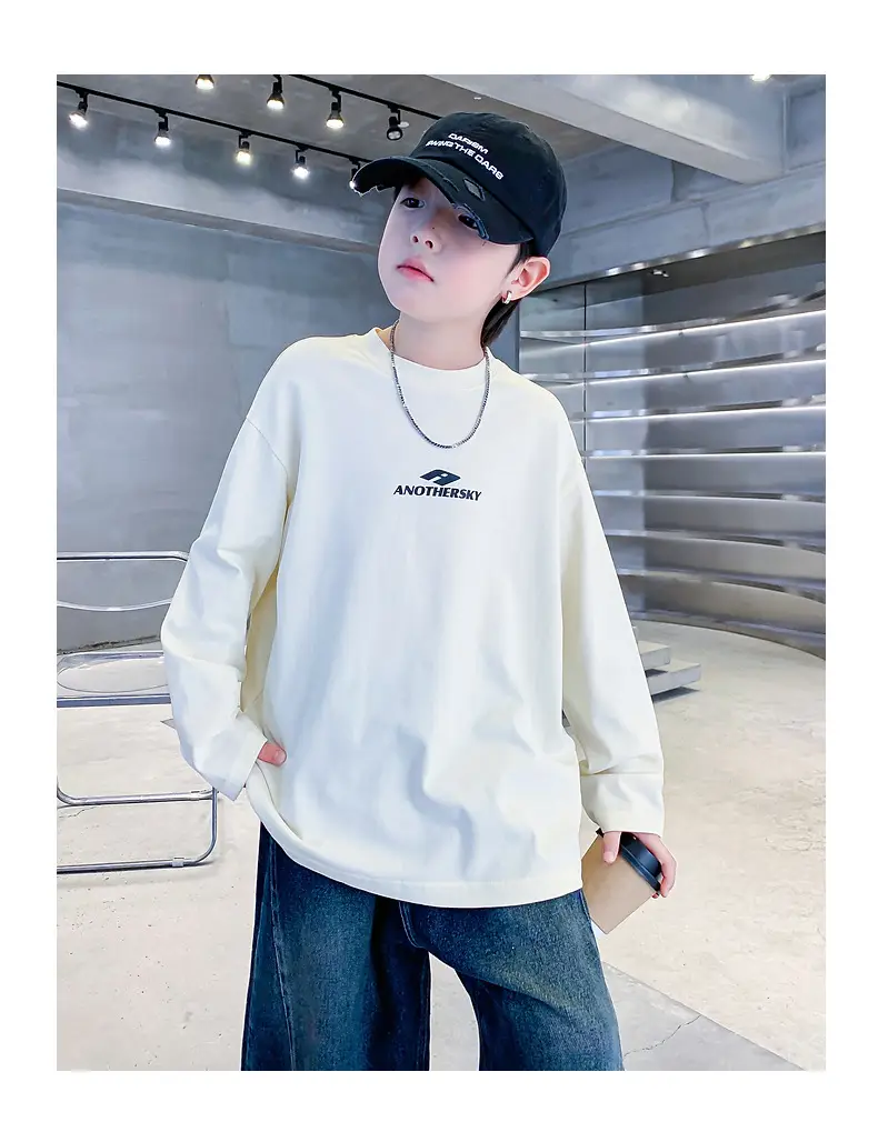 Children's Black Long Sleeve T-Shirt Kidsren 2026 — feature 25