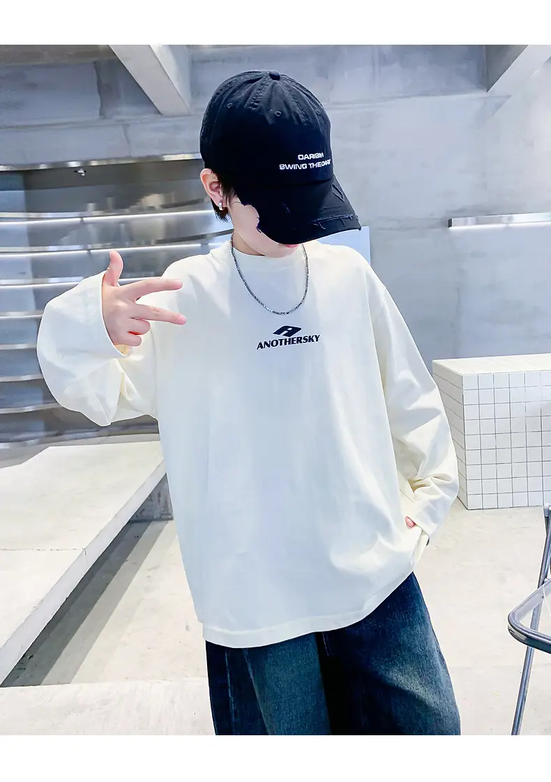 Children's Black Long Sleeve T-Shirt Kidsren 2026 — feature 26