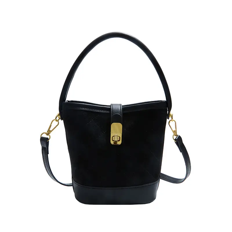 Retro Brown Quilted Shoulder Crossbody Bag for Women
