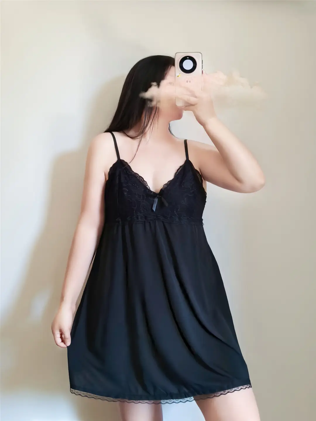 Extra Large Size Fat mm 1.0-150kg Suspender Nightgown Women's Summer Sexy Pure Lust Short Skirt Lace Pajamas Without Breast Pads 1369 — feature 19