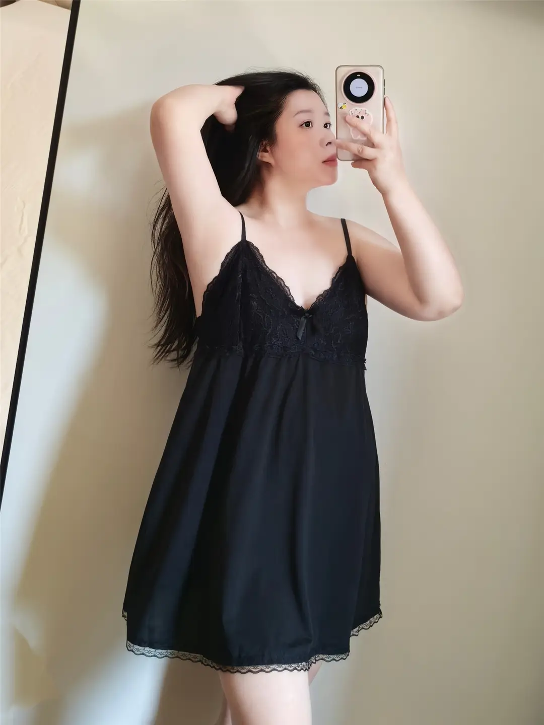 Extra Large Size Fat mm 1.0-150kg Suspender Nightgown Women's Summer Sexy Pure Lust Short Skirt Lace Pajamas Without Breast Pads 1369 — feature 5