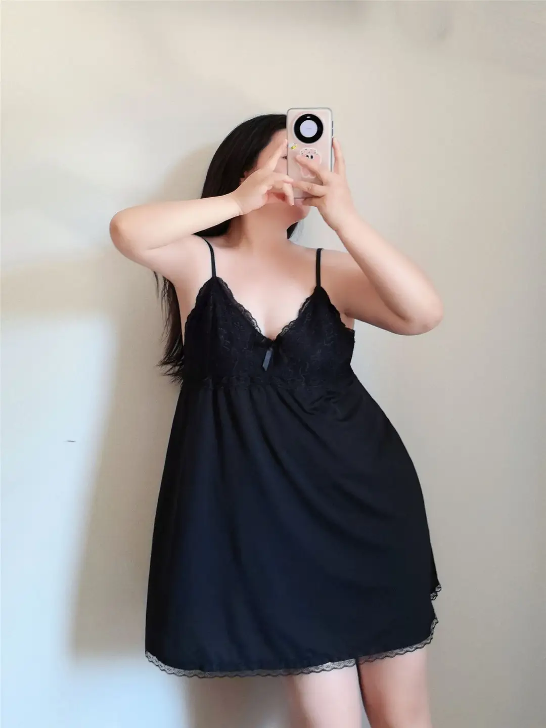 Extra Large Size Fat mm 1.0-150kg Suspender Nightgown Women's Summer Sexy Pure Lust Short Skirt Lace Pajamas Without Breast Pads 1369 — feature 9