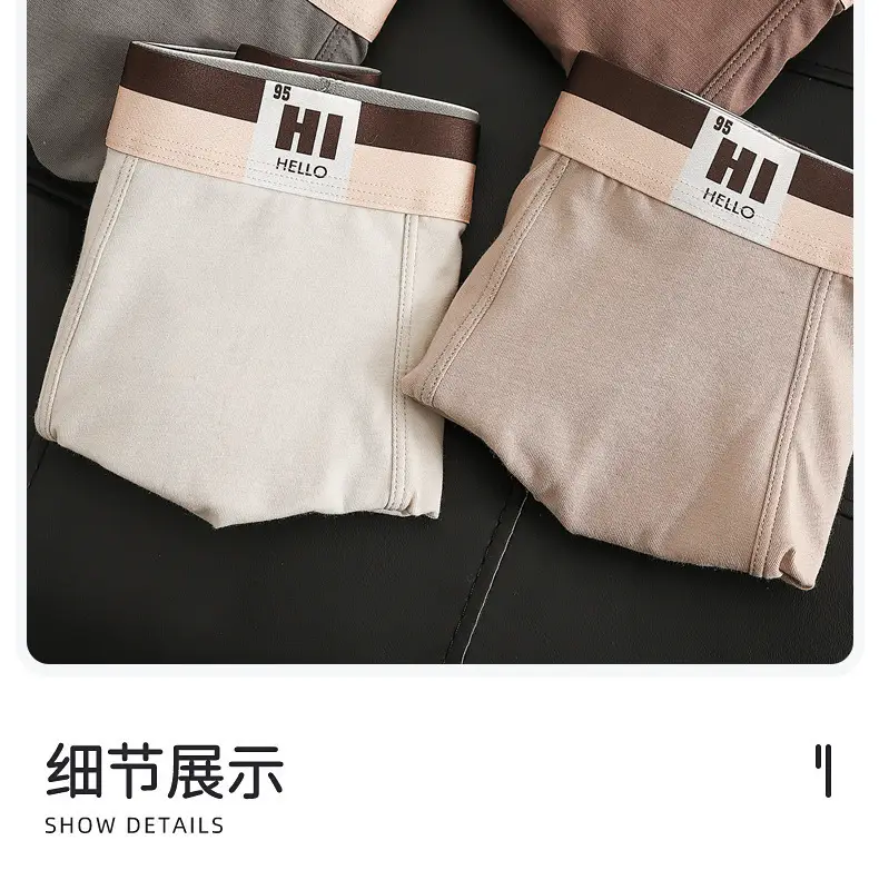 Plus Size Men's Pure Cotton Antibacterial Boxers — feature 23