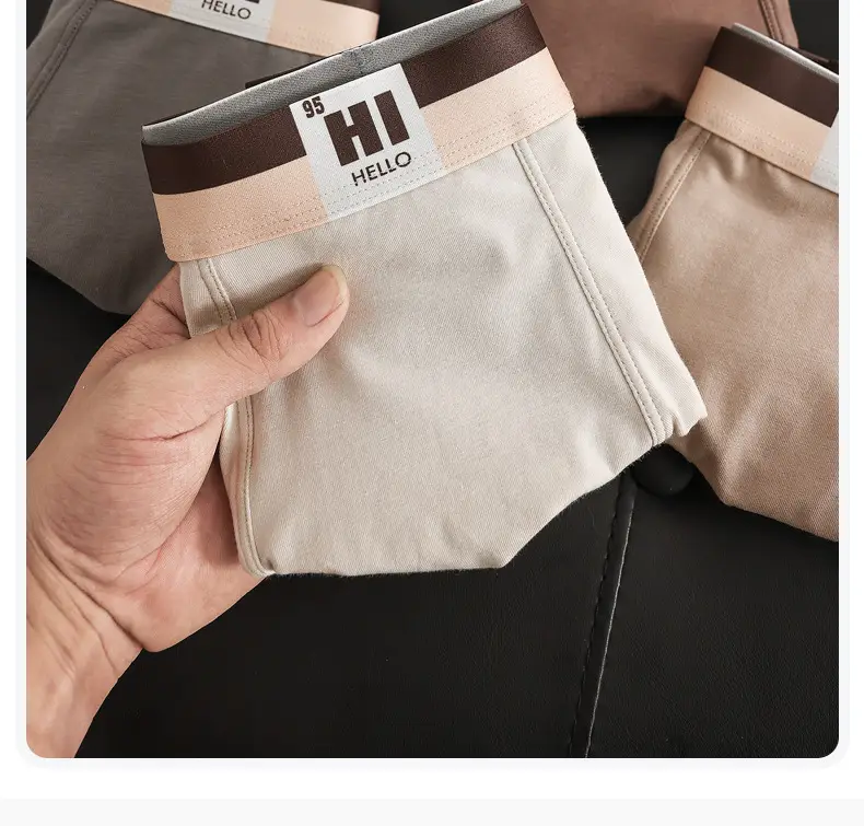 Plus Size Men's Pure Cotton Antibacterial Boxers — feature 3