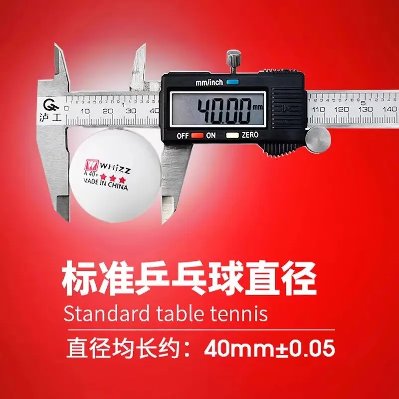 Table Tennis 100 Three-Star Free Shipping New Material High Elasticity Professional Training Durable Competition Use Ball Affordable