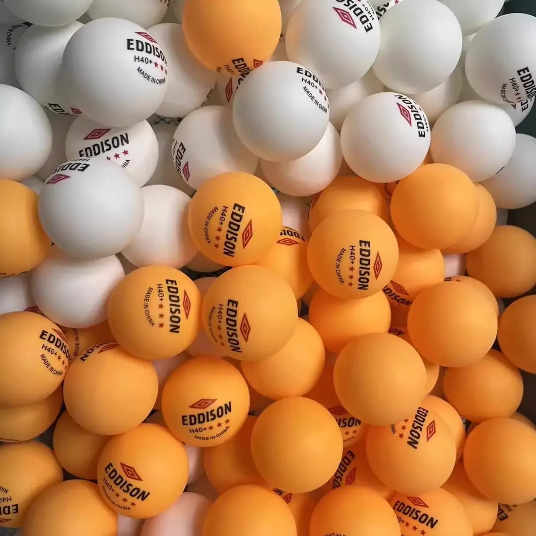 Table Tennis 100 Three-Star Free Shipping New Material High Elasticity Professional Training Durable Competition Use Ball Affordable