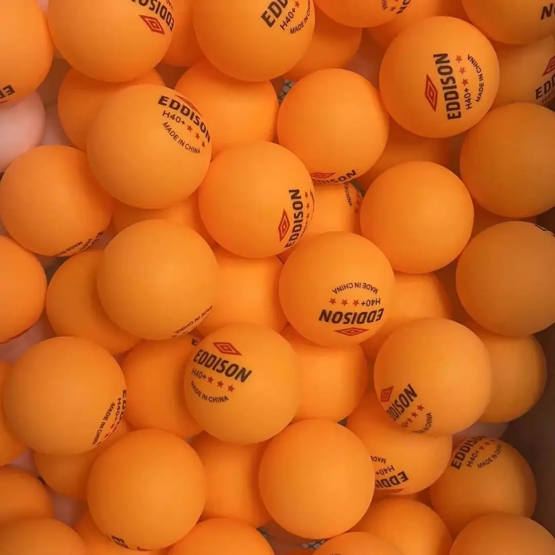 Table Tennis 100 Three-Star Free Shipping New Material High Elasticity Professional Training Durable Competition Use Ball Affordable