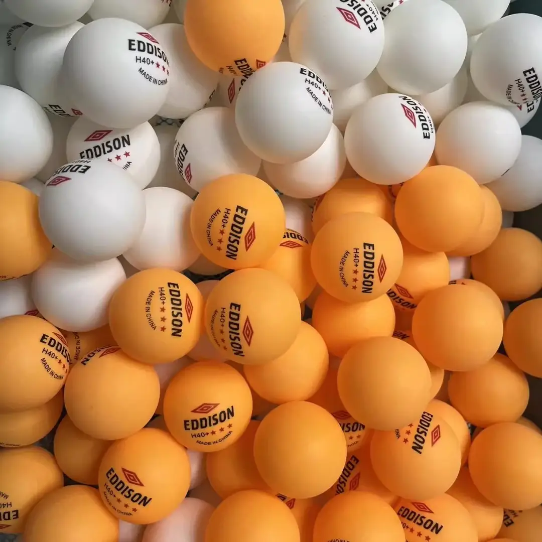 Table Tennis 100 Three-Star Free Shipping New Material High Elasticity Professional Training Durable Competition Use Ball Affordable