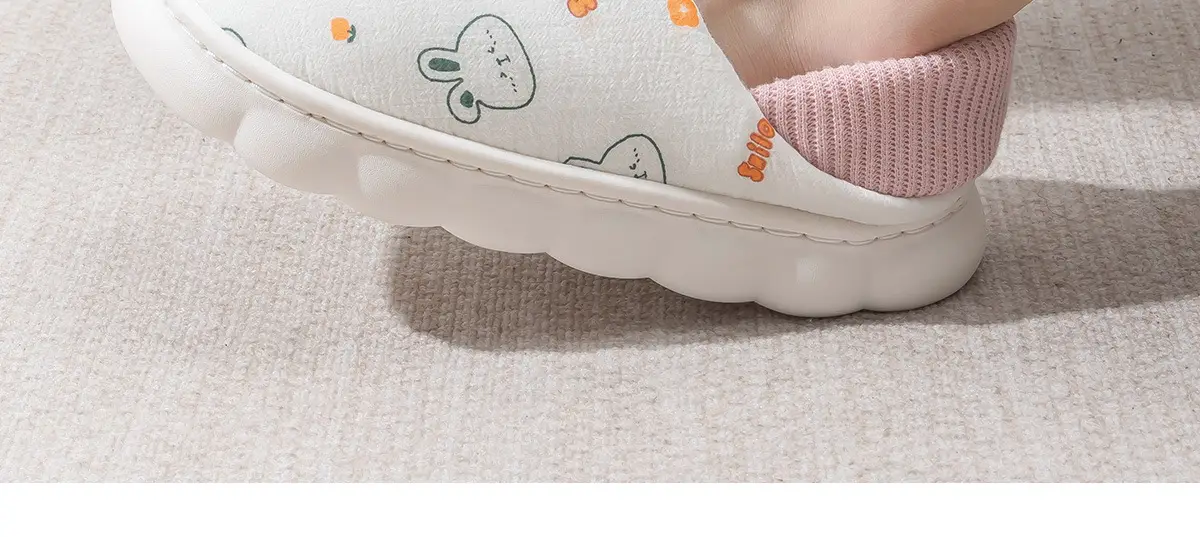 Cute Cartoon Slippers Women's Cotton Postpartum Shoes — feature 21