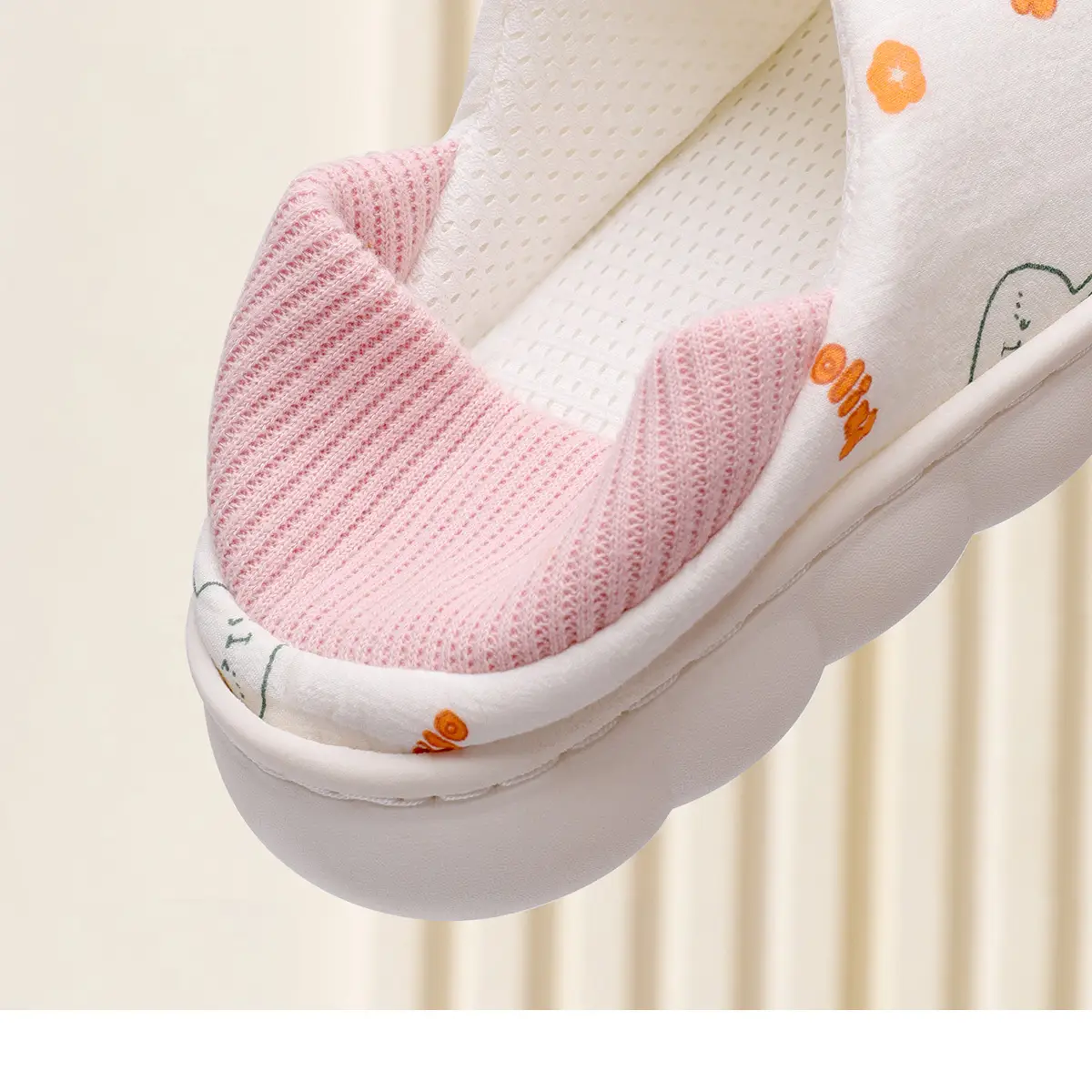 Cute Cartoon Slippers Women's Cotton Postpartum Shoes — feature 9
