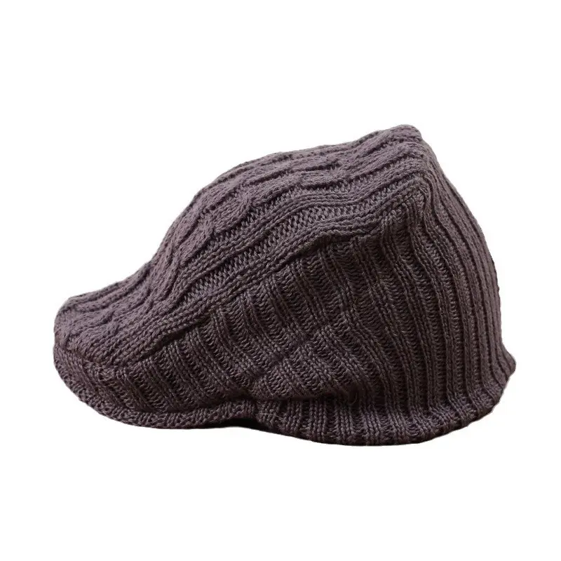 Women Knitted Wool Hat Winter Warm Ear Protection Beret - Image 10