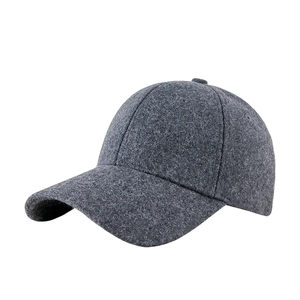 Winter Woolen Fleece Baseball Cap for Men Women - Image 35