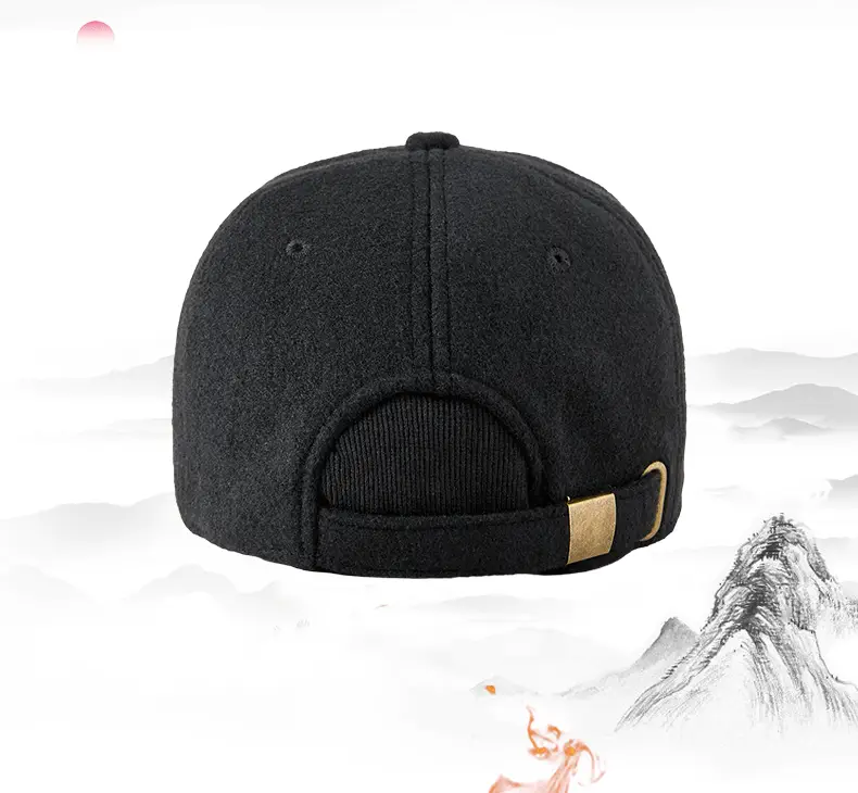 Winter Woolen Fleece Baseball Cap for Men Women — feature 16
