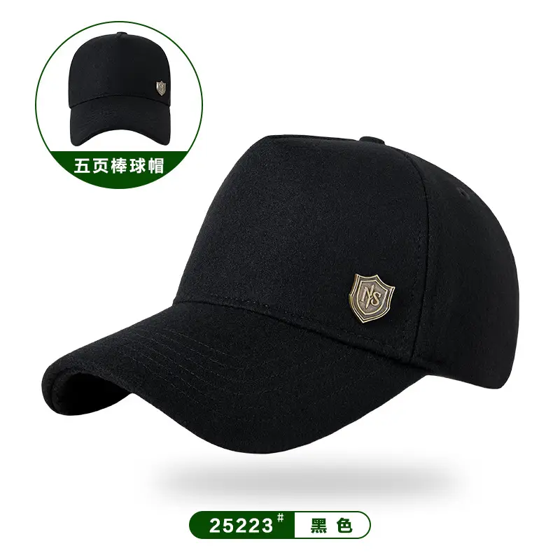 Winter Woolen Fleece Baseball Cap for Men Women - Image 19