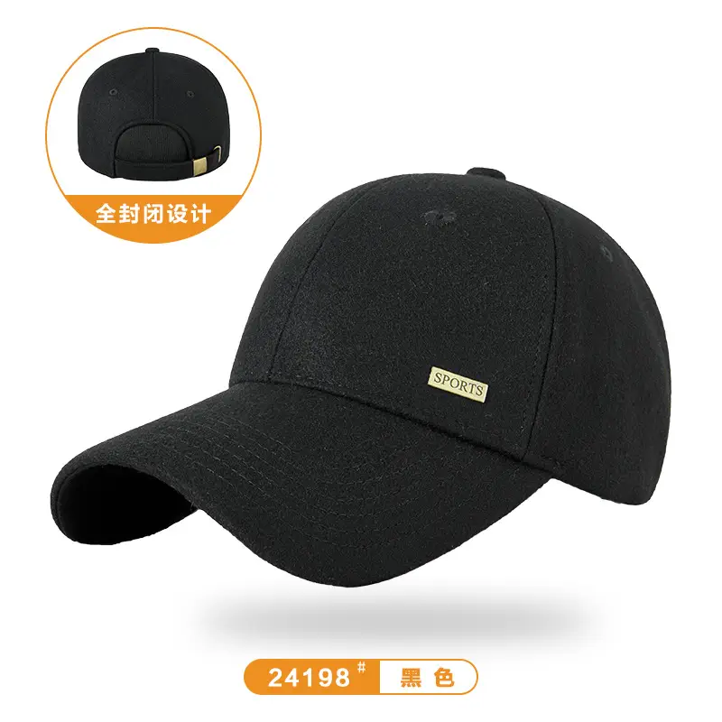 Winter Woolen Fleece Baseball Cap for Men Women - Image 25